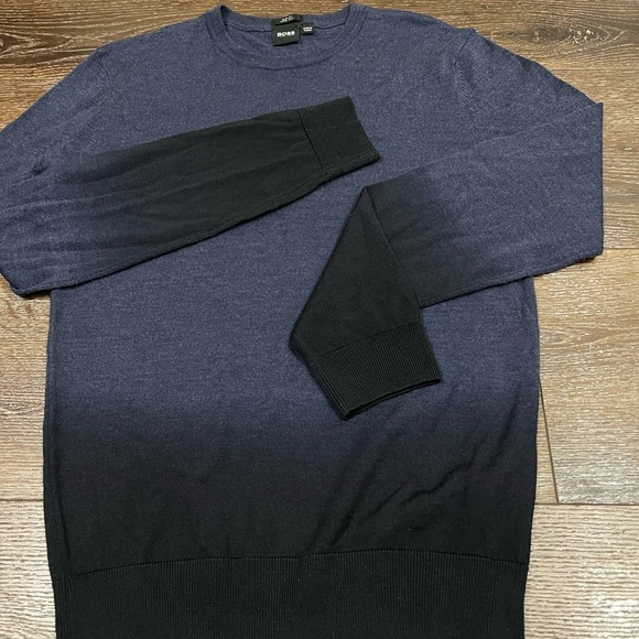 NWOT Boss Hugo boss dark blue sweater small size - Picture 8 of 12